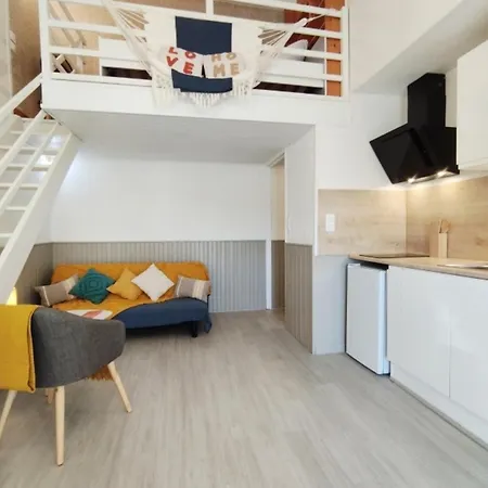T2 Mezzanine - Front De - Parking Privé - 4 Personnes - St-pierre-la-mer - Fr-1-795-51 Fleury (Aude)