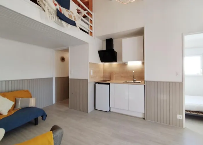 T2 Mezzanine - Front De - Parking Prive - 4 Personnes - St-pierre-la-mer - Fr-1-795-51 *