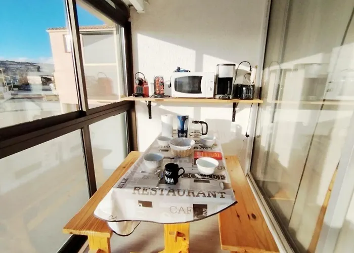 T2 Mezzanine - Front De - Parking Prive - 4 Personnes - St-pierre-la-mer - Fr-1-795-51 *
