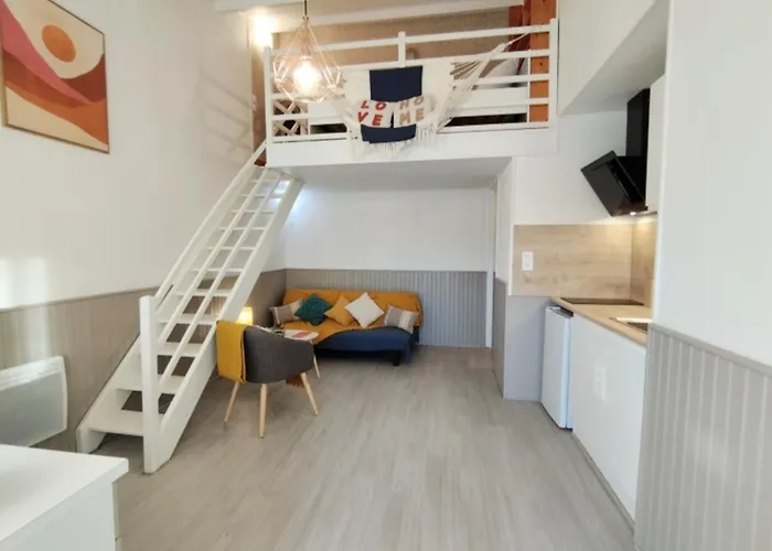 T2 Mezzanine - Front De - Parking Prive - 4 Personnes - St-pierre-la-mer - Fr-1-795-51 *