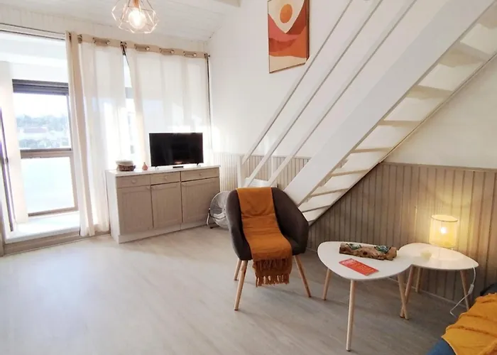 T2 Mezzanine - Front De - Parking Prive - 4 Personnes - St-pierre-la-mer - Fr-1-795-51